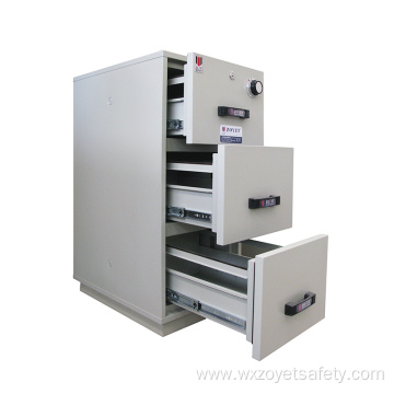 3 drawers CS SGS standards fire-proof filing cabinets